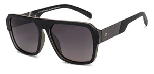 BLACK Wayfarer Full Rim Unisex Sunglasses by Vincent Chase Polarized-228747