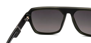 BLACK Wayfarer Full Rim Unisex Sunglasses by Vincent Chase Polarized-228747