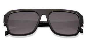 BLACK Wayfarer Full Rim Unisex Sunglasses by Vincent Chase Polarized-228747