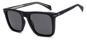 BLACK Wayfarer Full Rim Unisex Sunglasses by Vincent Chase Polarized-228750