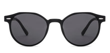 Load image into Gallery viewer, Black Round Full Rim Unisex Sunglasses by Vincent Chase Polarized-228817