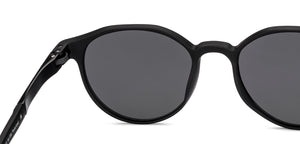 Black Round Full Rim Unisex Sunglasses by Vincent Chase Polarized-228817