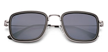 Load image into Gallery viewer, Black Rectangle/ Square Full Rim Unisex Sunglasses by Vincent Chase Polarized-229555