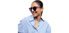 Load image into Gallery viewer, Violet Wayfarer Full Rim Unisex Sunglasses by Lenskart Hustlr-219261