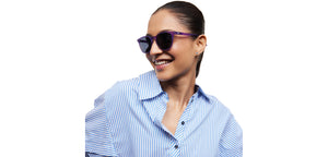 Violet Wayfarer Full Rim Unisex Sunglasses by Lenskart Hustlr-219261