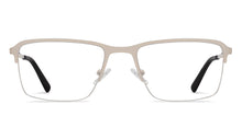 Load image into Gallery viewer, White Rectangle Half Rim Unisex Eyeglasses by Vincent Chase Online-215365