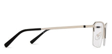 Load image into Gallery viewer, White Rectangle Half Rim Unisex Eyeglasses by Vincent Chase Online-215365