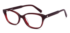 Wine Rectangle Full Rim Women Eyeglasses by Lenskart-228923