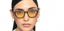 Load image into Gallery viewer, Black Geometric Full Rim Unisex Eyeglasses by Lenskart Air-216579