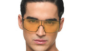 Load image into Gallery viewer, Black Geometric Full Rim Unisex Sunglasses by Lenskart STUDIO-216055