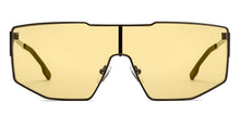Load image into Gallery viewer, Black Geometric Full Rim Unisex Sunglasses by Lenskart STUDIO-216055