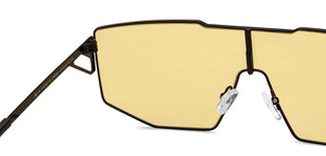 Black Geometric Full Rim Unisex Sunglasses by Lenskart STUDIO-216055