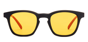 Black Square Full Rim Kids Sunglasses by Hooper Online-218119