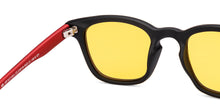 Load image into Gallery viewer, Black Square Full Rim Kids Sunglasses by Hooper Online-218119