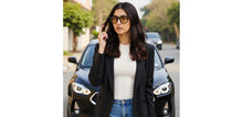 Load image into Gallery viewer, Black Square Full Rim Unisex Sunglasses by Lenskart-235481