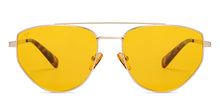 Load image into Gallery viewer, Gold Aviator Full Rim Unisex Sunglasses by Vincent Chase Online-206768