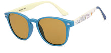 Load image into Gallery viewer, Blue Square Full Rim Kids Sunglasses by Hooper Online-218109