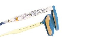 Blue Square Full Rim Kids Sunglasses by Hooper Online-218109