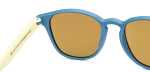 Blue Square Full Rim Kids Sunglasses by Hooper Online-218109