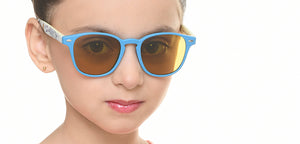 Blue Square Full Rim Kids Sunglasses by Hooper Online-218109