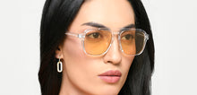 Load image into Gallery viewer, Transparent Rectangle Full Rim Unisex Sunglasses by Vincent Chase Online-221071