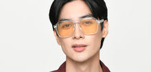 Load image into Gallery viewer, Transparent Rectangle Full Rim Unisex Sunglasses by Vincent Chase Online-221071