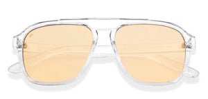 Transparent Rectangle Full Rim Unisex Sunglasses by Vincent Chase Online-221071