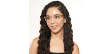Load image into Gallery viewer, Yellow Square Full Rim Unisex Eyeglasses by Vincent Chase Online-205227