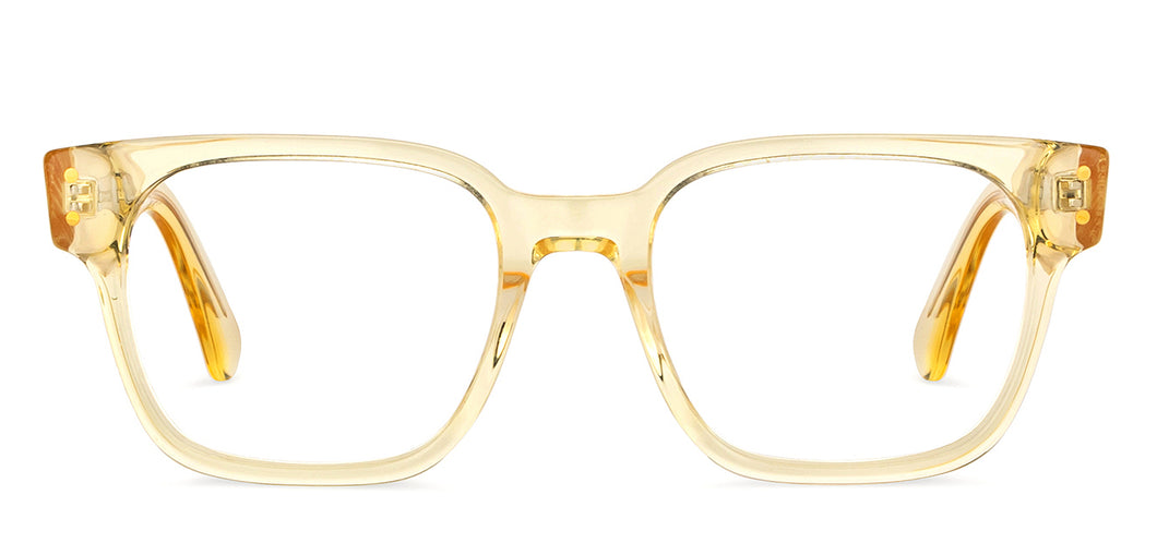 Yellow Square Full Rim Unisex Eyeglasses by Vincent Chase Online-205227