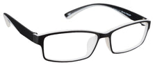 Load image into Gallery viewer, Black Rectangle Full Rim Unisex Eyeglasses by Lenskart Air Online-96598