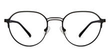 Load image into Gallery viewer, Black Round Full Rim Unisex Eyeglasses by John Jacobs-149808