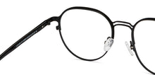 Load image into Gallery viewer, Black Round Full Rim Unisex Eyeglasses by John Jacobs-149808