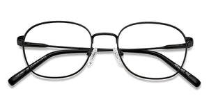 Black Round Full Rim Unisex Eyeglasses by Lenskart Air-150797