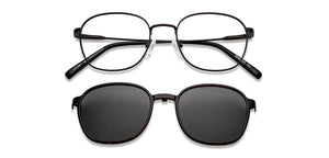 Black Round Full Rim Unisex Eyeglasses by Lenskart Air-150797