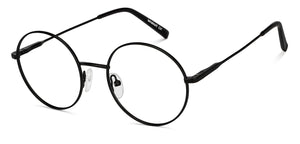 Black Round Full Rim Unisex Eyeglasses by Lenskart Air-150800