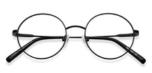 Load image into Gallery viewer, Black Round Full Rim Unisex Eyeglasses by Lenskart Air-150800