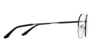 Black Round Half Rim Unisex Eyeglasses by Vincent Chase-201851