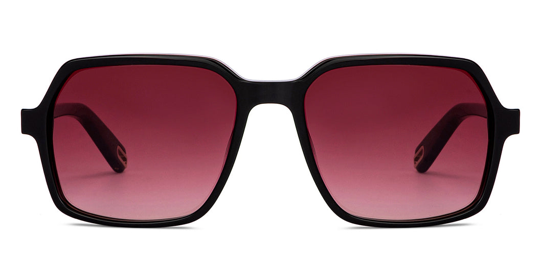 Black Square Full Rim Unisex Sunglasses by John Jacobs-151021