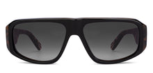 Load image into Gallery viewer, Black Square Full Rim Unisex Sunglasses by John Jacobs-151026