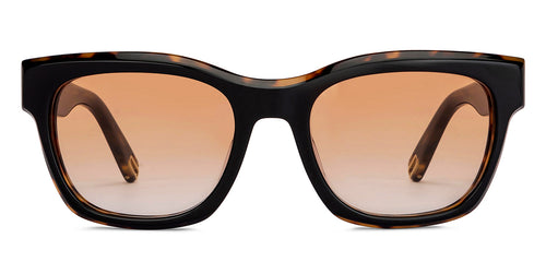 Black Wayfarer Full Rim Unisex Sunglasses by John Jacobs-151000