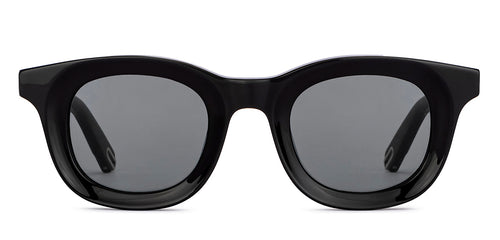 Black Wayfarer Full Rim Unisex Sunglasses by John Jacobs-151005