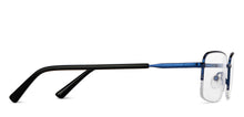 Load image into Gallery viewer, Blue Rectangle Half Rim Unisex Eyeglasses by Vincent Chase-150994