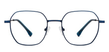 Load image into Gallery viewer, Blue Geometric Full Rim Unisex Eyeglasses by Vincent Chase-150904