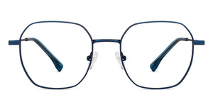 Blue Geometric Full Rim Unisex Eyeglasses by Vincent Chase-150904