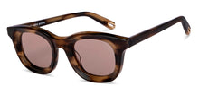 Load image into Gallery viewer, Brown Square Full Rim Unisex Sunglasses by John Jacobs-151006