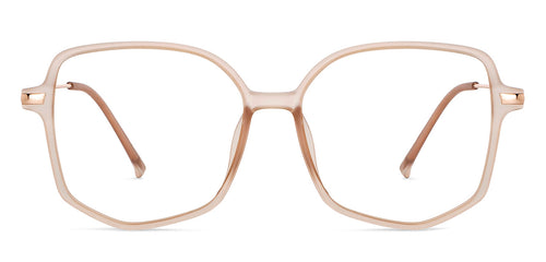 Brown Hexagonal Full Rim Unisex Eyeglasses by Lenskart Air-150121