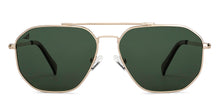 Load image into Gallery viewer, Gold Aviator Full Rim Unisex Sunglasses by Vincent Chase Polarized-151277