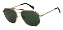 Load image into Gallery viewer, Gold Aviator Full Rim Unisex Sunglasses by Vincent Chase Polarized-151277