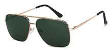 Load image into Gallery viewer, Gold Aviator Full Rim Unisex Sunglasses by Vincent Chase-151381
