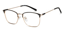 Load image into Gallery viewer, Gold Rectangle Full Rim Unisex Eyeglasses by Vincent Chase-149610